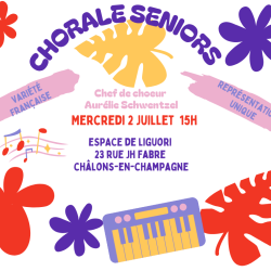 Représentation de la Chorale Séniors